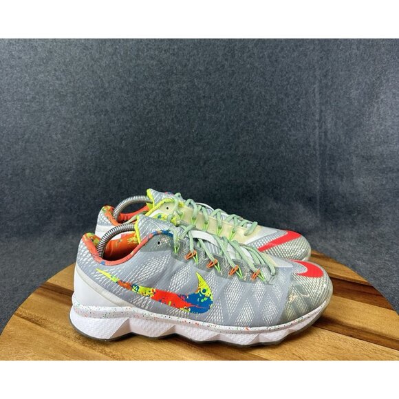 Nike CJ3 Trainer Flyweave Paintball Mens Calvin Johnson Shoes Sz 9.5 725231-176 - Picture 1 of 11